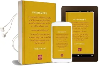 I Remember Audiobook download free by Joe Brainard