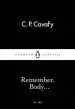 Audiobook Remember, Body... author C. P. Cavafy