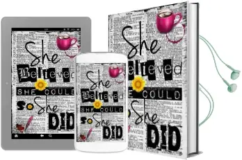 She Believed she Could so she did - a Daily Gratitude Journal Planner Audiobook download free by Rogena Mitchell Jones